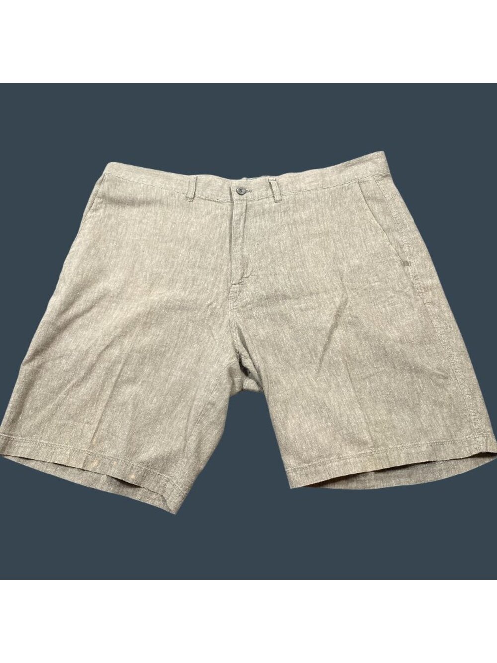 Patagonia Mens Organic Cotton & Hemp Blend Casual Shorts SZ 38 Grey Lightweight